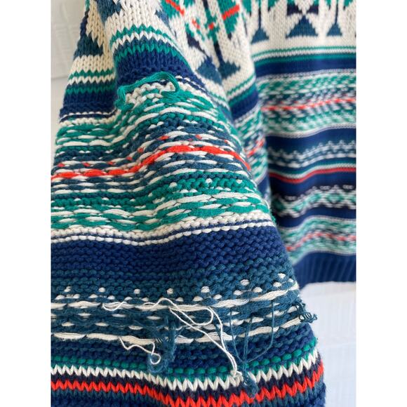 Salt Valley Shawl Collar Cardigan Southwestern print M - Picture 5 of 10
